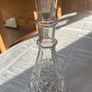 Vintage Conical Cut Crystal Decanter Image 6