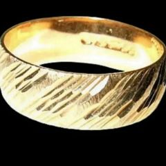 Vintage 9ct Gold Hallmarked Wedding Ring