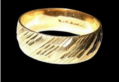 Vintage 9ct Gold Hallmarked Wedding Ring