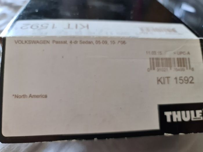 thule footpack 754 + fitting kit 1592