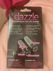 Hipstreet XTENDR Dazzle Power Bank & LED Flashlight - Sealed
