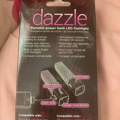 Hipstreet XTENDR Dazzle Power Bank & LED Flashlight - Sealed