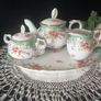 Nantucket Porcelain Tea Set Miniature  Doll House Image 4