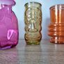 Set of x4 Coloured Glassware/ Vases Image 5