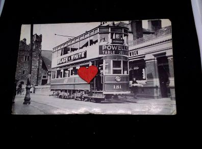 Ireland Postcard : Dublin United Tramways at Dalkey April 1948