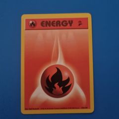 Base Set 2 Fire Energy Pokemon Card