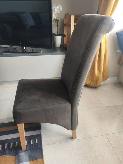 Oak Dining Chairs and Bench for Sale