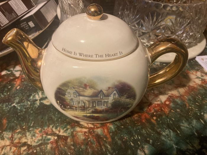 Vintage china teapots free postage