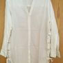 ZARA TRAFALUC Cotton Shirt Side-Laced White Image 7