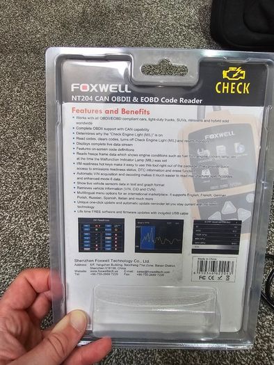 Foxwell NT204 diagnostic tool