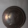 1844 half farthing Victoria 1st Portrait Image 2