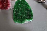 Quartz green geode