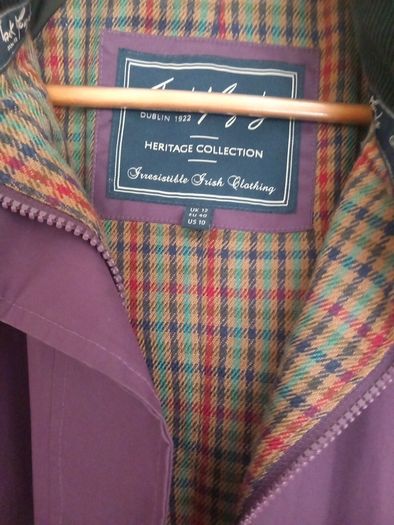 Jack Murphy Grape Rain Jacket With Hood S12