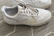 Nike Air Force 1 White Trainers  UK 7 , US 9.5
