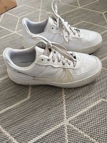 Nike Air Force 1 White Trainers  UK 7 , US 9.5