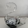 1970s Finnish art glass swan by Studiolasi Image 4