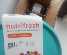 New nutri fresh glass dishes