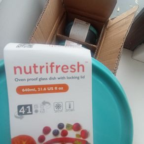 New nutri fresh glass dishes