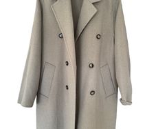 Women's Wool Blend Coat Oversized Mango M Green