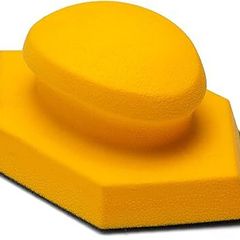 Glass Polish 15909 Hand Sanding Block with Hook and Loop, Hand Sanding Pad | 150 x 90 mm