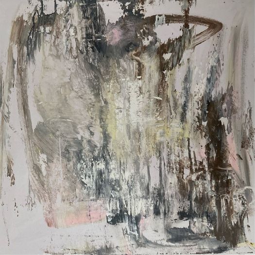 Original Abstract Painting Dublin Painting Room Anchor Neutral Styling Quiet Living Art