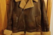 Zara double-faced biker jacket