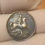 1837 Victoria"To Hanover" small size Coin has no holes Image 2