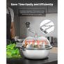 Bud Leaf Bowl Trimmer, 335 mm Manual Bud Trimmer, with Sharp Stainless Steel Blades, Visual Cutting, Wet & Dry Hydroponic Cutting Machine Image 5