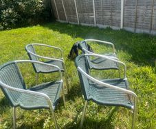 4 garden chairs