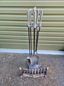 Fire Grate And Companion Set - No Holding Collection Only