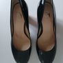 Xaira Black Patent Leather Block Heels Size UK2 EU35 New With Box Shoes CAN POST Image 4