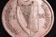 #768 - Ireland - 1928 - Shilling - Silver - KM.6