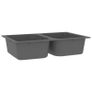Kitchen Sink Grey 760x480x184 mm Image 3