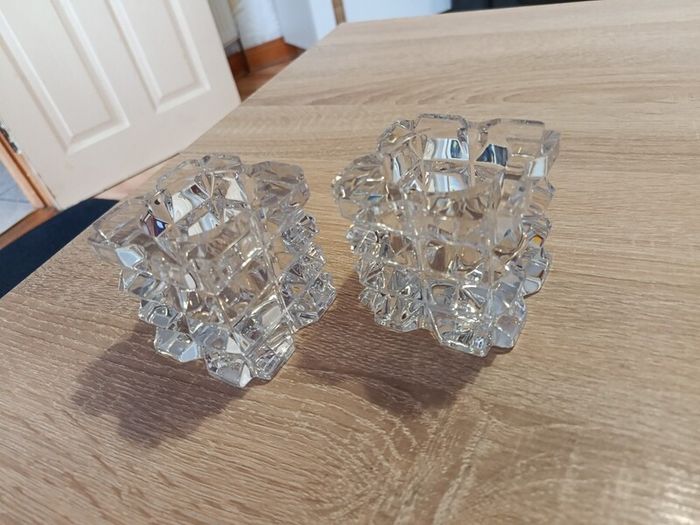Tipperary Crystal candle holders