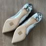 Christian Dior silver leather shoes Image 8