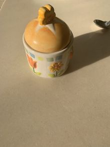 Ray ware sugar bowl