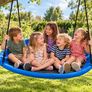 5ft Large Round Saucer Tree Swing 317kg  Blue Outdoor Garden Swing Image 3