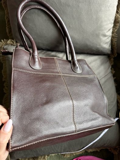Vintage Osprey London Leather Bag