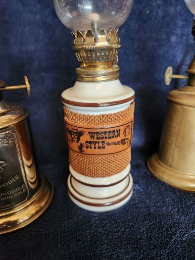 French oil lamps