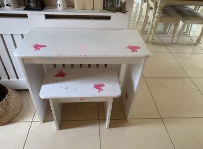 Free desk and stool