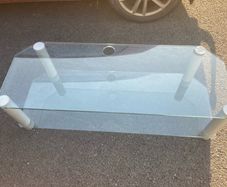 tv table glass large