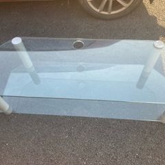 tv table glass large