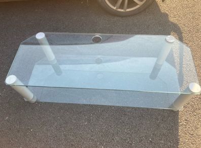 tv table glass large