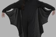 Kids Halloween Costume, Girls/ Boys Black Jumpsuit Connect Wings