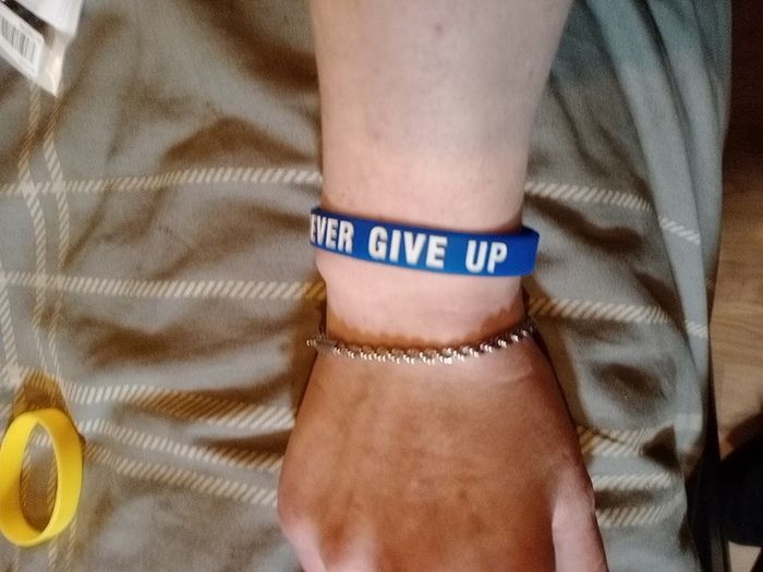 Silicone Bracelets with Slogan
