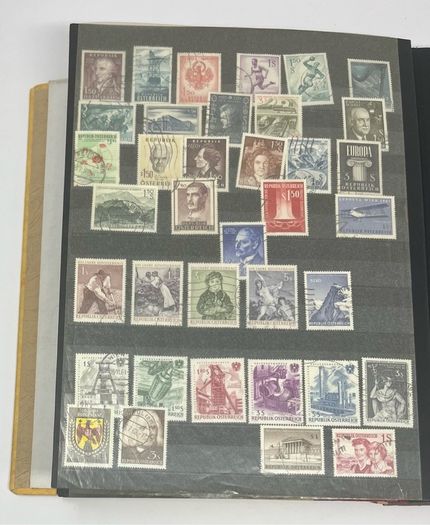 Collection: Austria (Osterreich) Stamps both mint an commemorative stamps on 45 pages