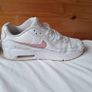 nike air max 90 size 5.5 wu 38.5 white leather in excellent condition Image 7