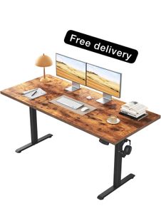 Standing Desk, 120 x 60 cm, Brown