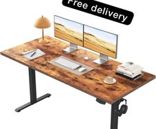 Standing Desk, 120 x 60 cm, Brown