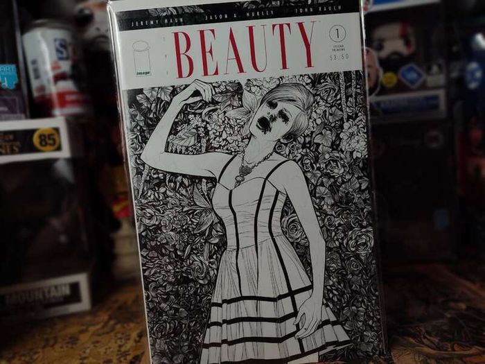 The Beauty ! First Issue ! Second Printing ! Black and White Cover Variant ! 2015 ! by Image Comics !